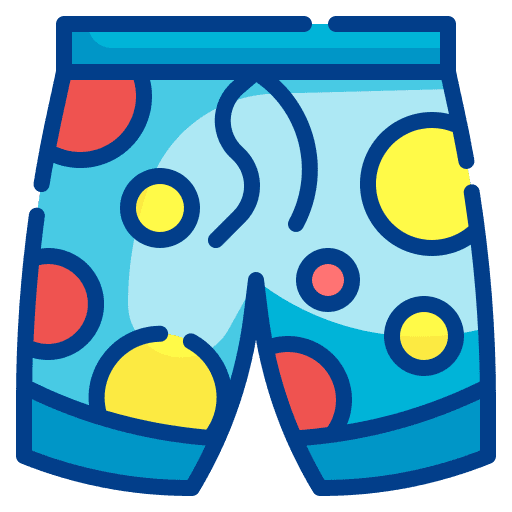 Swimsuit apparel fashion shorts icon Swimsuit apparel fashion shorts icon