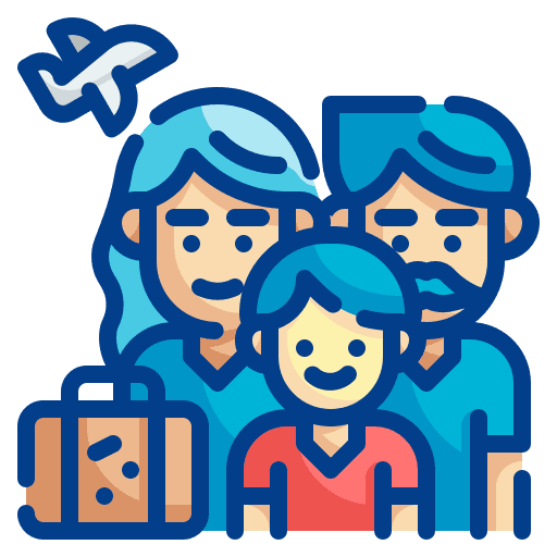 Travel travel parents trip icon
