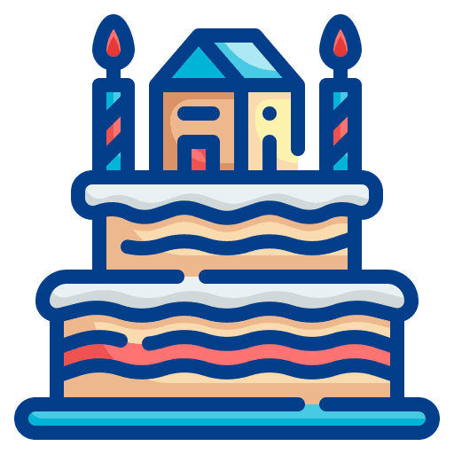 Birthday cake cake sweet home icon Birthday cake cake sweet home icon
