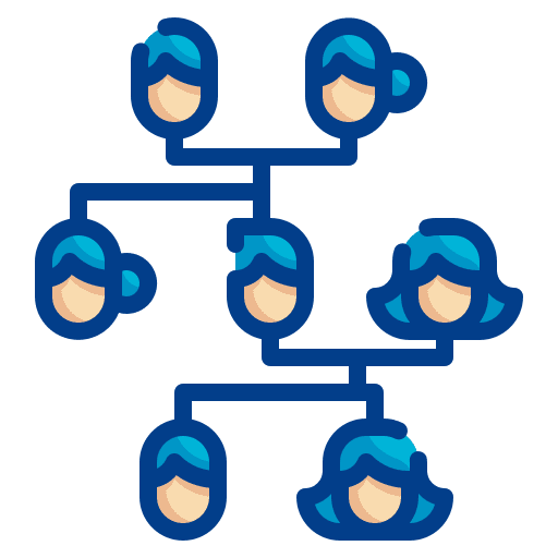 Family tree ancestry family tree people icon
