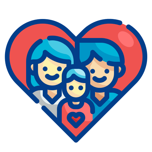 Love love parents kid icon Love love parents kid icon