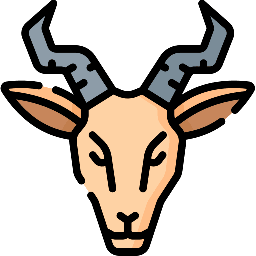 Antelope animal zoo animals icon