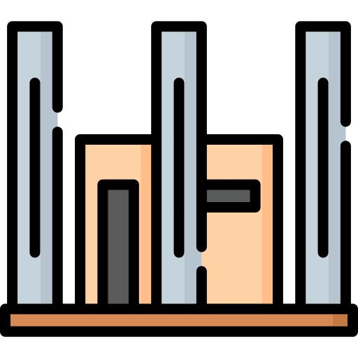 Apartheid museum architecture and city monument building icon
