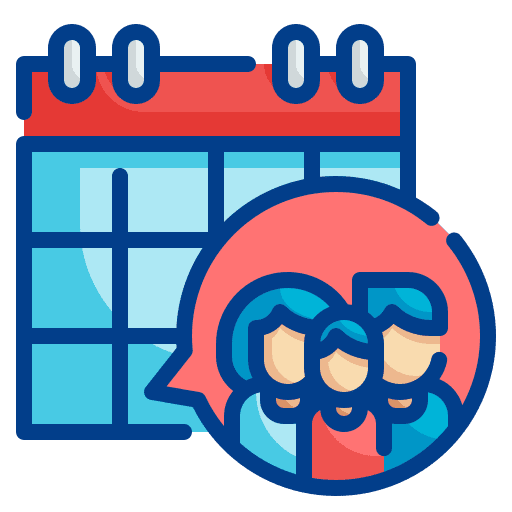Calendar mother calendar family icon Calendar mother calendar family icon