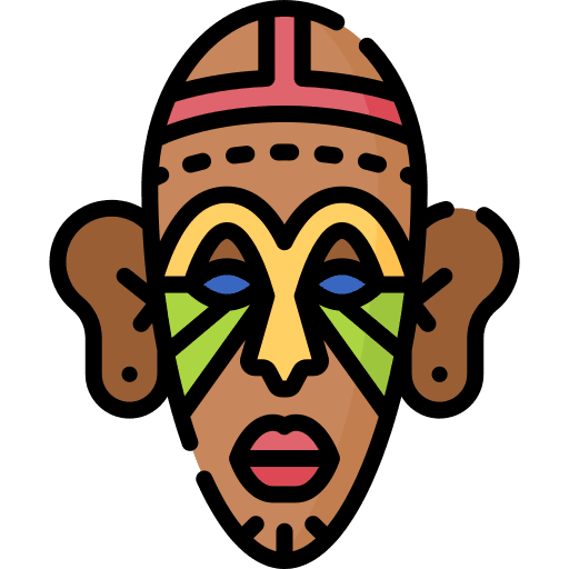 African mask african mask culture mask icon