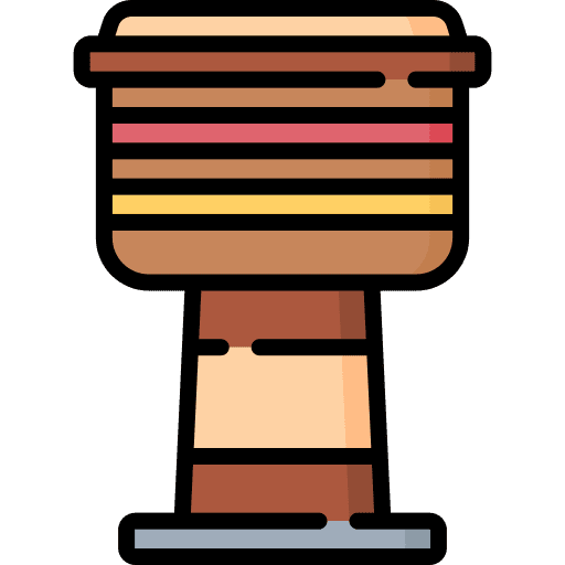 Djembe musical instrument djembe folklore icon