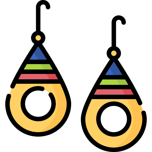 Earrings cultures african stylish icon