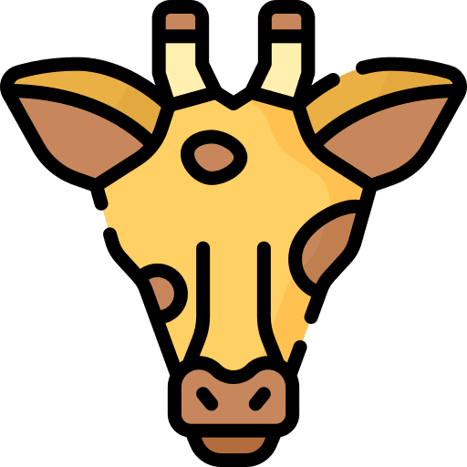 Giraffe animal kingdom giraffe wildlife icon
