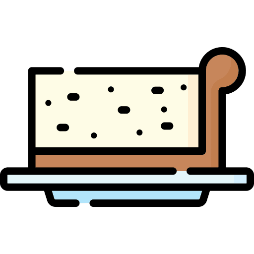 Melktert pie gastronomy food and restaurant icon