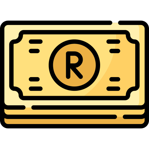 Rand bills south africa rand icon