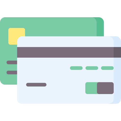 Credit card debit card credit card payment payment method icon
