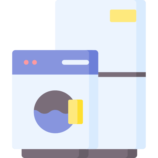 Freezer washing machine laundry household icon
