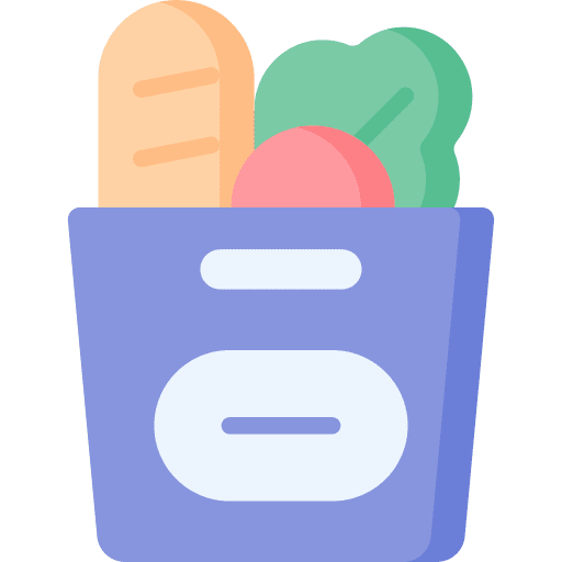 Groceries food shopping store grocery icon