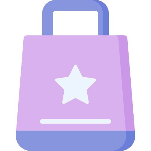 Shopping bag shopping bag starred commerce and shopping icon Shopping bag shopping bag starred commerce and shopping icon