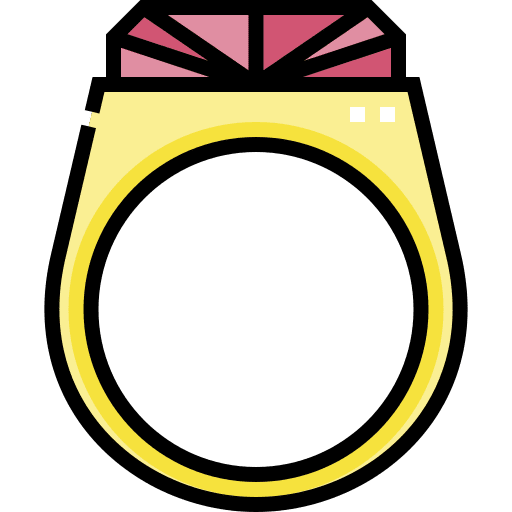 Ring gem jewel precious stone icon