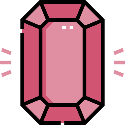 Ruby jewel ruby gemstone icon