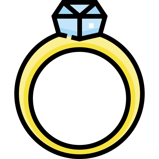 Ring engagement precious stone jewel icon Ring engagement precious stone jewel icon