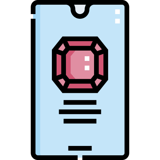 Smarphone jewel online store commerce and shopping icon Smarphone jewel online store commerce and shopping icon