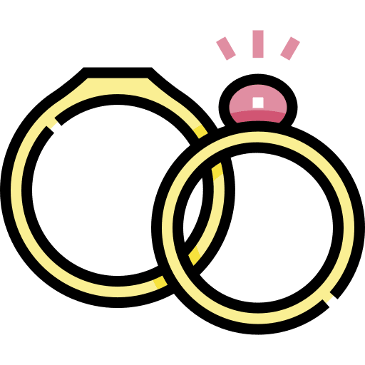 Wedding rings jewelry diamond jewel icon Wedding rings jewelry diamond jewel icon