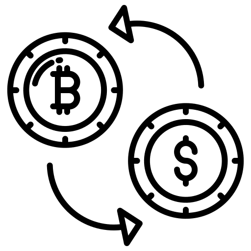 Transaction transaction business and finance exchange icon