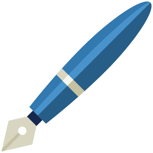 Fountain pen write ink pen fountain pen icon