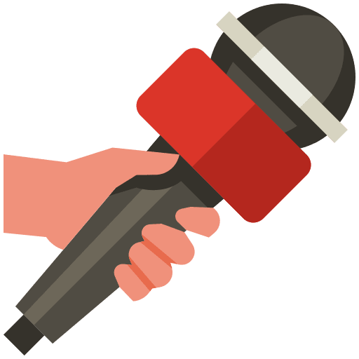 Microphone news communications microphone icon