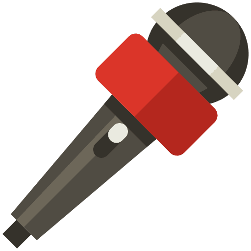 Microphone news reporter communications mic icon Microphone news reporter communications mic icon