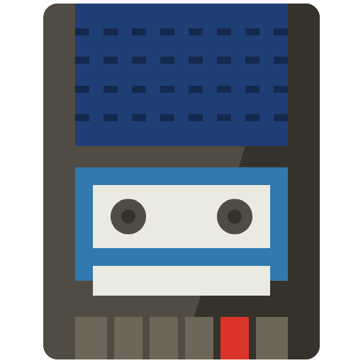 Tape recorder electronics journalism tape recorder icon Tape recorder electronics journalism tape recorder icon