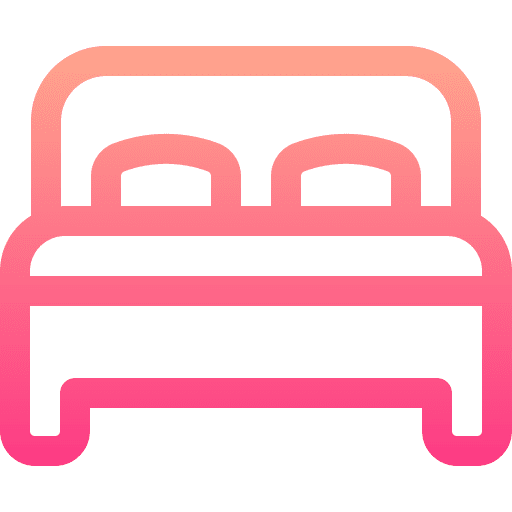 Bed bedroom room bed icon