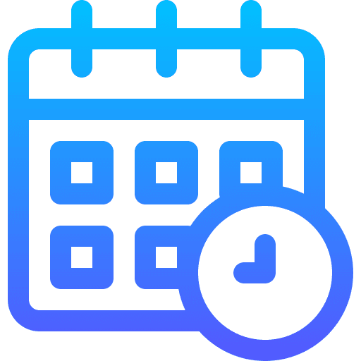 Calendar schedule time education icon
