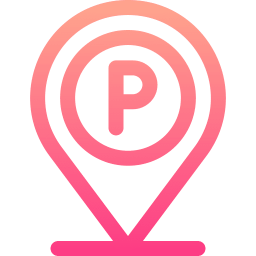 Parking placeholder location map pointer icon Parking placeholder location map pointer icon