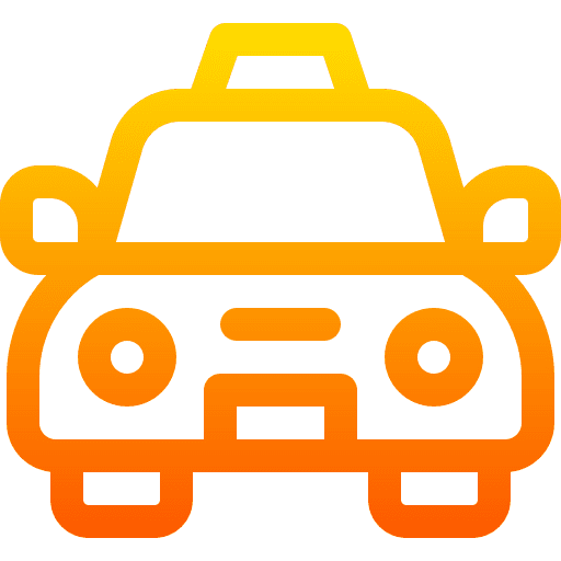 Taxi transportation taxi transport icon