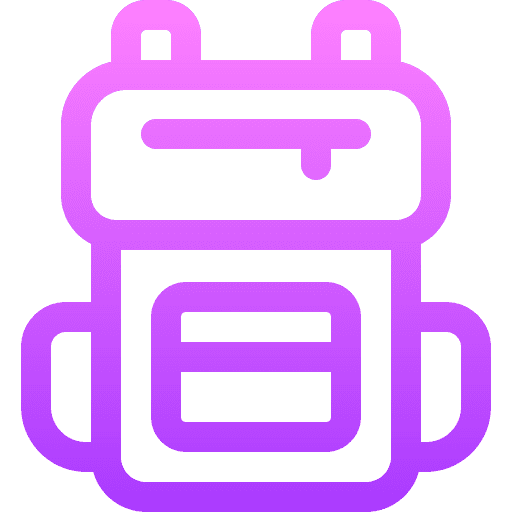 Backpack travel bag camping icon Backpack travel bag camping icon