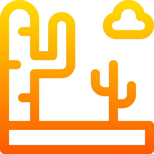 Desert landscape dune sun icon Desert landscape dune sun icon