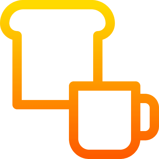 Breakfast toast luch time food and restaurant icon Breakfast toast luch time food and restaurant icon