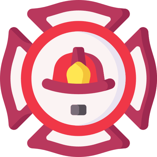 Emblem nature sign fire icon
