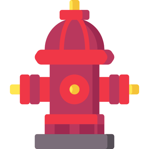 Hydrant firefighter architecture and city hydrant icon Hydrant firefighter architecture and city hydrant icon