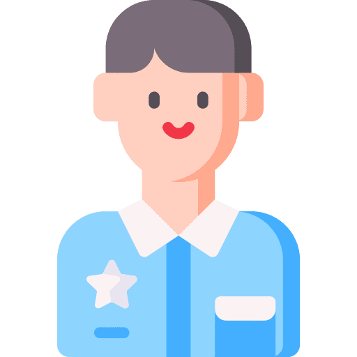 Police officer policeman man police officer icon