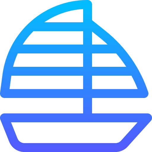 Sailing boat navigation travel transport icon Sailing boat navigation travel transport icon