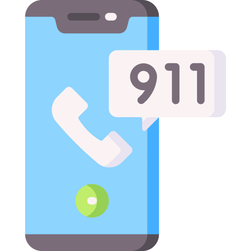 Smartphone cellphone emergency emergency call icon Smartphone cellphone emergency emergency call icon