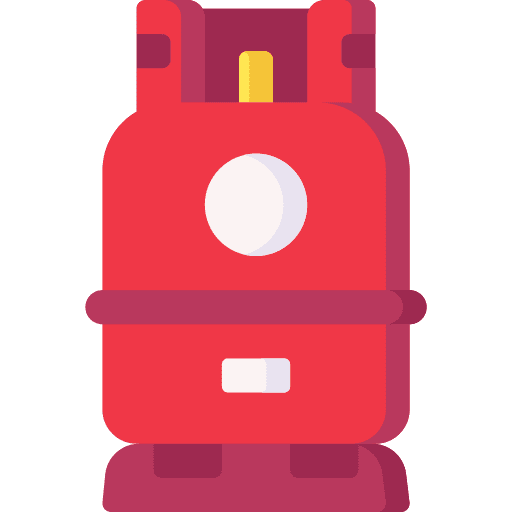 Gas cooking bottle energy icon Gas cooking bottle energy icon