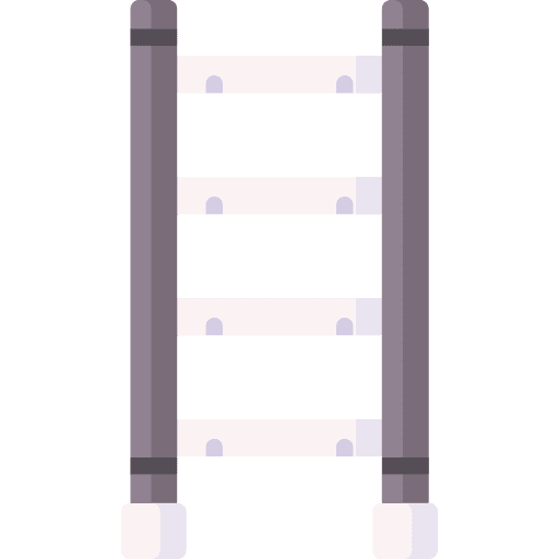Ladder construction and tools rope ladder icon Ladder construction and tools rope ladder icon