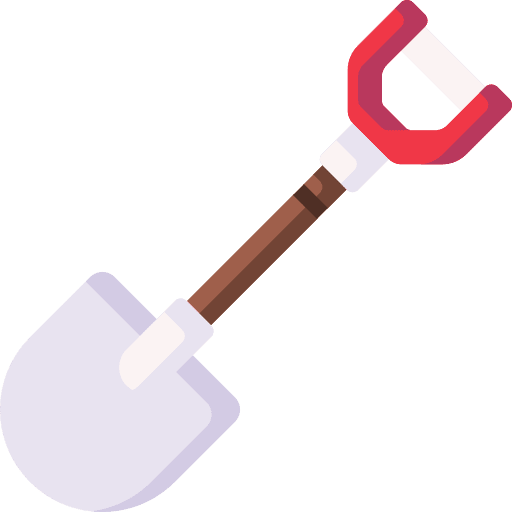 Shovel home repair gardening tool shovel icon Shovel home repair gardening tool shovel icon