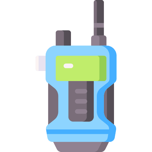 Walkie talkie radio military electronics icon Walkie talkie radio military electronics icon