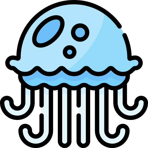 Jellyfish animals animal kingdom aquatic icon