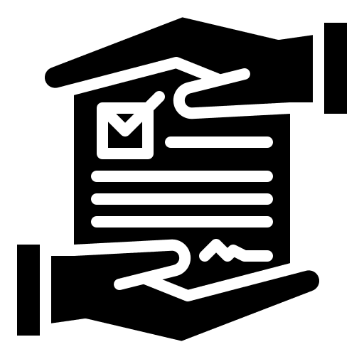 Agreement document legal agreement icon