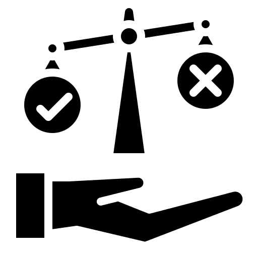 Decision decision making choice wrong icon