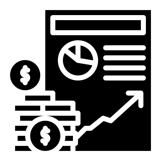 Financial business and finance administration money icon Financial business and finance administration money icon