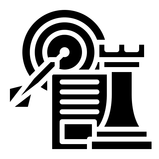 Strategy business and finance mission strategy icon Strategy business and finance mission strategy icon