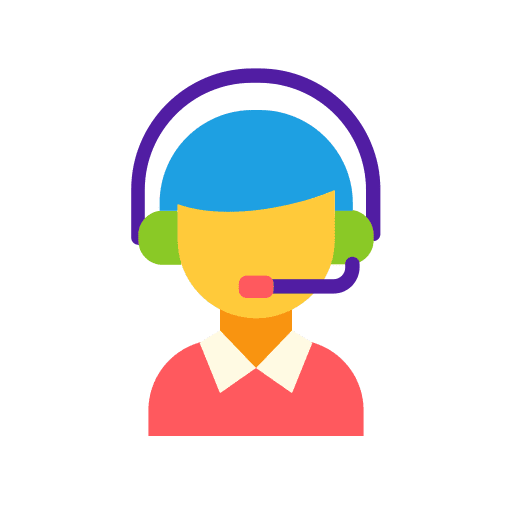 Customer service agent avatar call center agent user icon Customer service agent avatar call center agent user icon